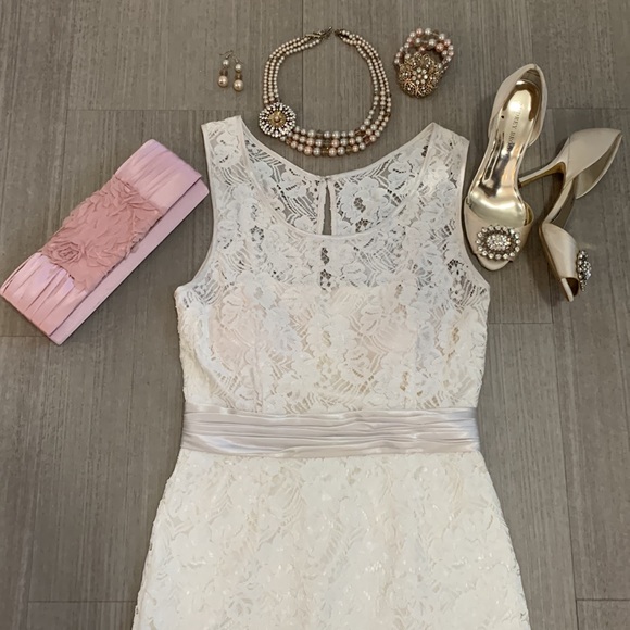 NINA AUSTIN ivory lace dress - Picture 15 of 15